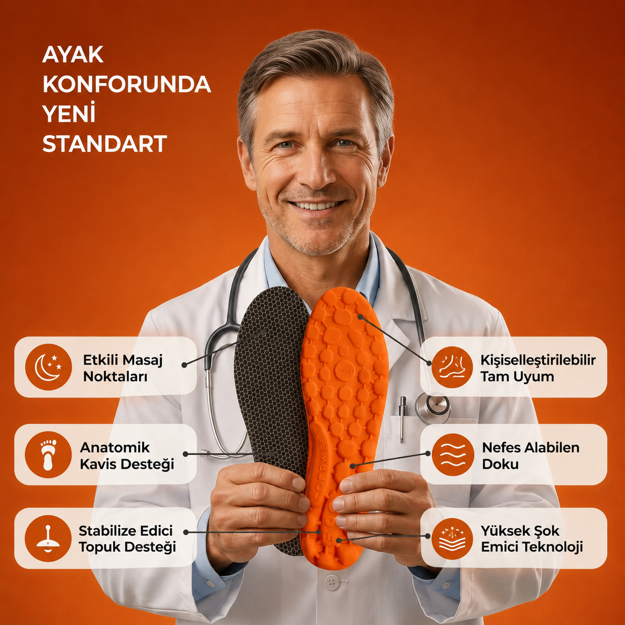 Stepixa® Ortopedik Masaj Tabanlığı- Bel Fıtığını Kaynağından Düzelt